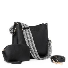 Bolsa tiracolo cluci Leather Hobo Hobo, conjunto de carteira feminina