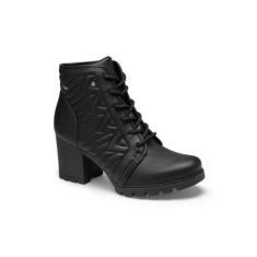 Bota Coturno Feminino Dakota Salto Medio G9602, Preto, 35
