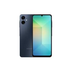 Smartphone Samsung A06 4G 128GB 4GB Tela 6.7 Cam 50MP Frontal 8MP Azul Escuro