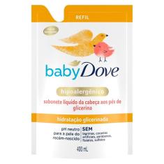 Sabonete Líquido Dove Baby da Cabeça aos pés Hidratação Glicerinada Refil 400ml