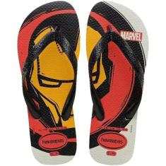 Chinelo Masculino Havaianas Top Marvel Branco - 4146953-Masculino