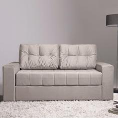 Sofá Cama Casal 2 Lugares Murilo Sofáni Bege