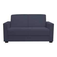 Sofá 3 Lugares Concfortável 1,60m Livia Bellamado Cor:azul Marinho