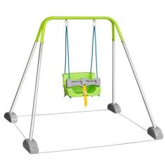Balanço Infantil Individual com Estrutura Jundplay Verde - PapiBrink