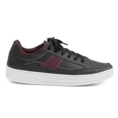 Tenis Casual Macio Sapatenis Estilo Urbano Slip On Com Cadarço Dia A Dia-Masculino