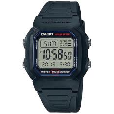 Relógio Casio Masculino Digital Preto W-800H-1AVDF