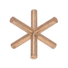 Escultura em metal dourado mart 12CM