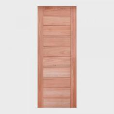 Kit com 2 Portas de Madeira Folha 210cmx80cmx3cm Pe30 Esel Natural