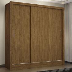 Guarda Roupa Casal Fortaleza 3 Portas Carioca Móveis Cinamomo