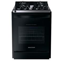 Fogão De Embutir Brastemp 4b Preto Mesa De Vidro BYO4XAE  Bivolt Fogão De Embutir Brastemp 4b Preto Mesa De Vidro BYO4XAE Bivolt
