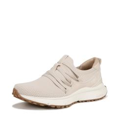 Ryka Tênis feminino Jumpstart de renda sem cadarço, Bege francês, 6.5 Wide