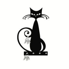 Porta Chaves Decorativo Gato 04