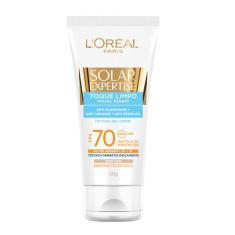 Protetor Solar L’oréal Expertise Toque limpo com Cor FPS70 50g