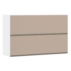 Armário Basculante Duplo 120cm 2 Portas Branco Polar