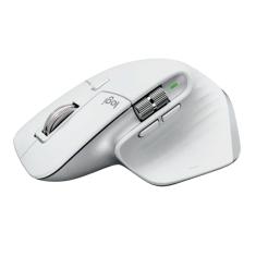 Mouse Sem Fio Logitech MX Master 3S Bluetooth Cinza Claro 8000 DPI - 910-006562 - Branco