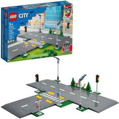 LEGO City Road Plates 60304 Kit de Construção; Brinquedo de Construção Legal para Crianças, Novo 2021 (112 Peças)