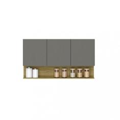 Armário Aéreo 3 Portas 120cm Line Kits Paraná