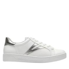 Tênis Via Marte Casual Feminino Branco E Prata