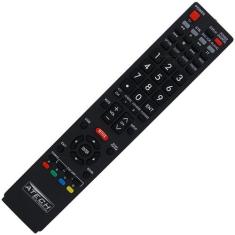 Controle Remoto Compatível Tv Led Sharp Aquos - Importado