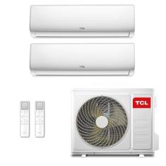 Ar-Condicionado Multi Split Inverter TCL 18.000 (2x Evap HW 9.000) Quente/Frio 220V