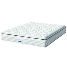 Colchão Casal King Molas Ensacadas Granville Com Pillow 193x203x28cm Branco Probel