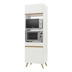 Paneleiro 2 Portas 63cm para Forno e Microondas Veneza Multimóveis V3679