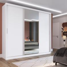 Guarda Roupa Casal Com 3 Portas E 1 Com 4 Espelhos 100% Mdf L