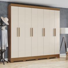 Guarda-Roupa Casal 8 Portas 4 Gavetas Devon Henn