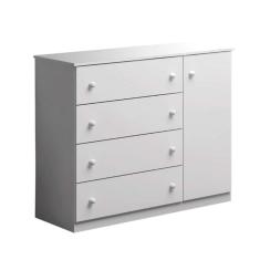 Cômoda Infantil Helena 1 pt 4 gv Branca