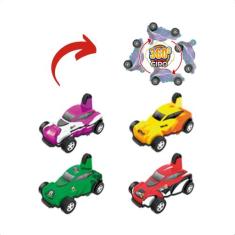 Brinquedo Infantil Carrinho Gira 360 Movido à Fricção Sortido e Unitár