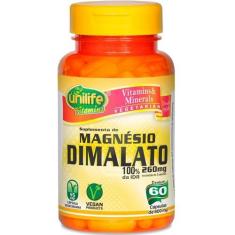 Magnésio Dimalato 60 Cápsulas De 800Mg - Unilife