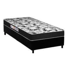 Cama Box Solteiro: Colchão Espuma Luckspuma D45 Gran Luck Pro + Base C