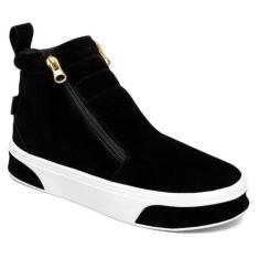 Tênis Feminino Fit Botinha De Academia em Camurça Leve Bota Com Zíper 