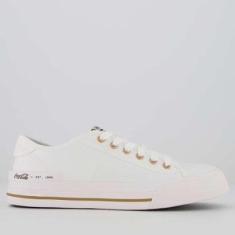 Tênis Coca Cola Verona Feminino Branco-Feminino