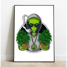 Quadro decorativo Poster Filme Alien Desenho Arte alienigena com o Melhor  Preço é no Zoom