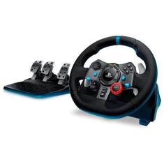 Volante Logitech Driving Force G29 Para PS4 / PS3 / PC Preto