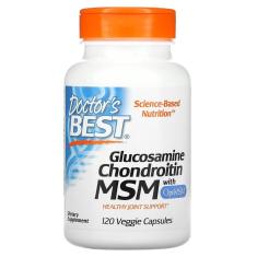 Glucosamina Condroitina MSM 120 Capsulas Vegetais - Doctor`s Best