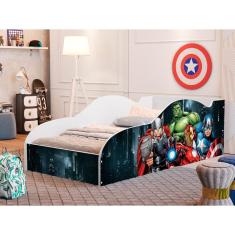 Cama Infantil Vingadores Herói Branco