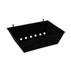 Lixeira de Rua Modelo Retangular 60cm de Parede - Santa Edwirges