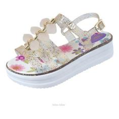 Sandália Feminina Infantil Trio De Laço moda confortável antiderrapant