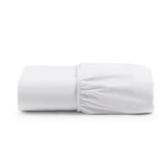 Lençol Micropercal 300 Fios Peletizado Queen Com Elástico - Branco