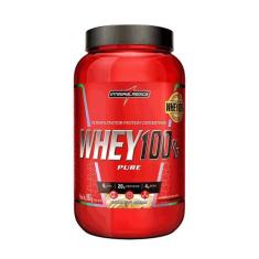 Proteína Concentrada Integralmedica Whey 100% Pure 900g Pote, 900g, Co
