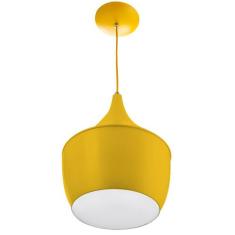 Luminária Pendente Gourmet Balão 32X25cm Amarelo - MARRYLUZ, Bivolt