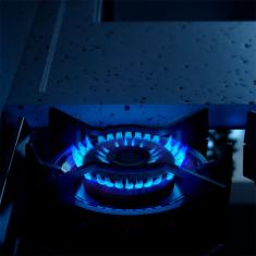 Fogão de Embutir Electrolux de 05 Bocas Experience com Mesa Vidro e Grill Cinza e Preto - FE5EG