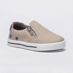 Tênis Slip On Menino Pequito Iate Zíper-Masculino