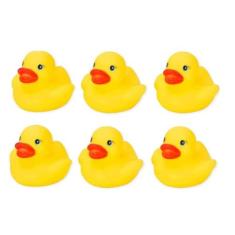 Hora do Banho 6 Patos Patinhos Amarelos Vinil de Esguichar Atóxicos - 