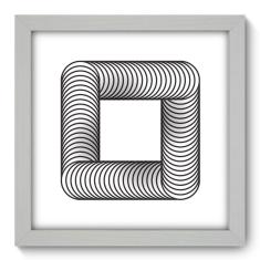 Quadro Decorativo - Geometria - 22cm x 22cm - 084qnaab