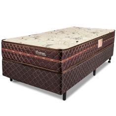Cama Box Colchão Solteirão Ortopédico Firme Espuma D33 Antialérgico Certificado Bege 97x203x58cm - BF Colchões