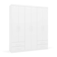 guarda-roupa casal advantage 6 pt 4 gv branco