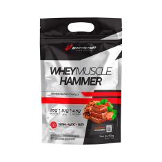 WHEY MUSCLE HAMMER (900G) - SABOR: CHOCOLATE Body Action 